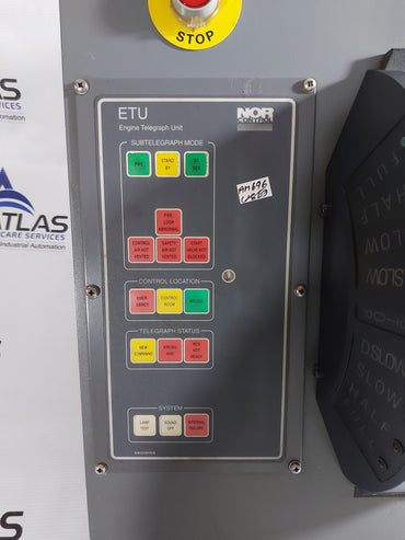 KONGSBERG-NORCONTROL ETU 003 ENGINE TELEGRAPH UNIT 8200014 WITH LEVER