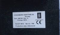 KONGSBERG 468750 ELACT 3812 SER.NO.:756 REV:A