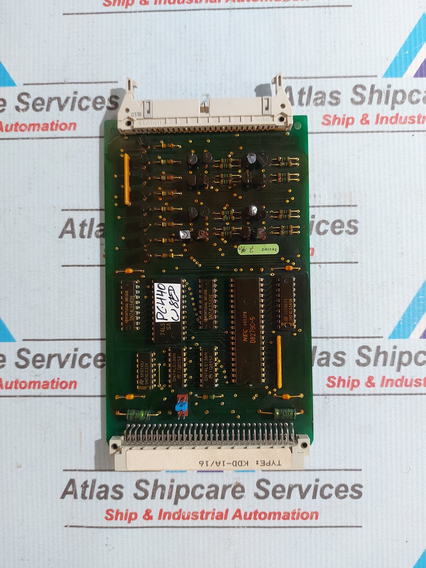 KONGSBERG AUTRONICA KDD-1A/16 ANALOG INPUT CARD 7252-008.0002