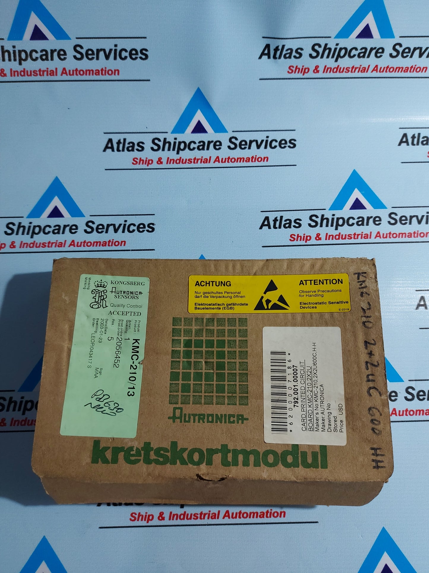 KONGSBERG/AUTRONICA KMC-210/2x2u'C PCB CARD