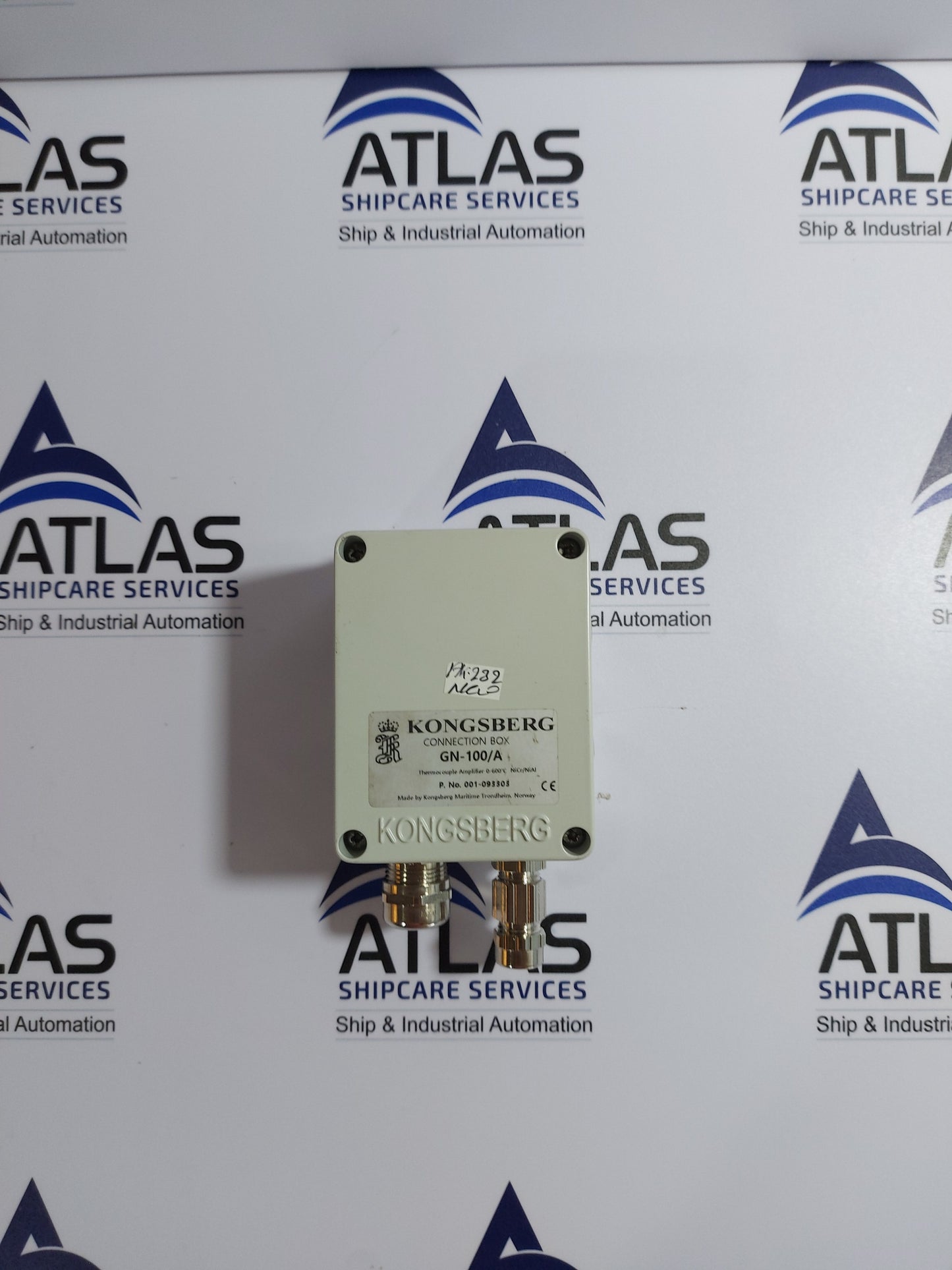 KONGSBERG GN-100/A CONNECTION BOX THERMOCOUPLE AMPLIFIER