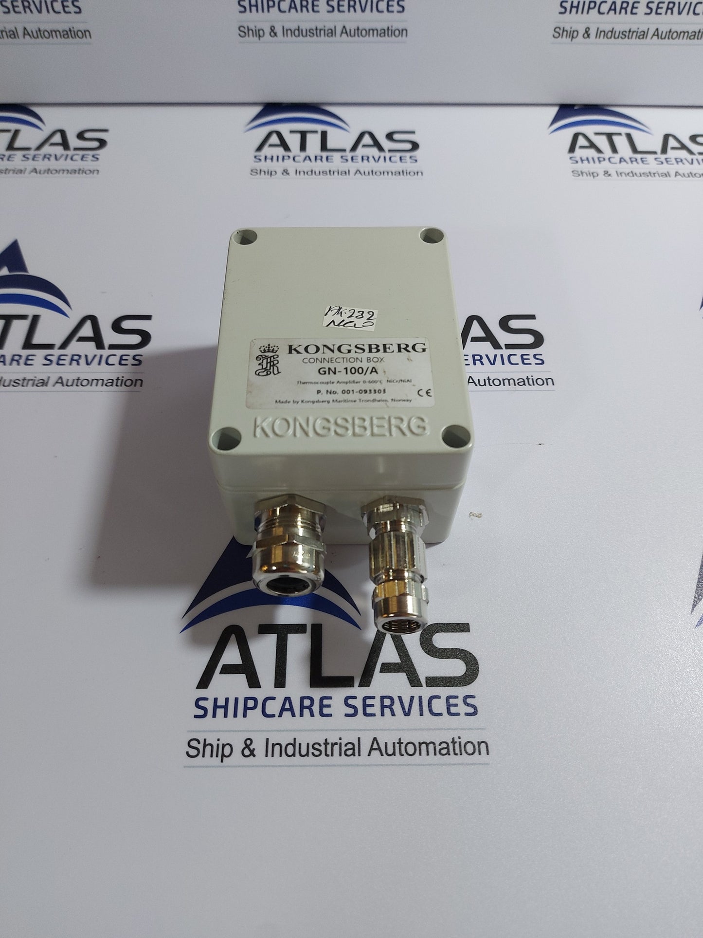 KONGSBERG GN-100/A CONNECTION BOX THERMOCOUPLE AMPLIFIER