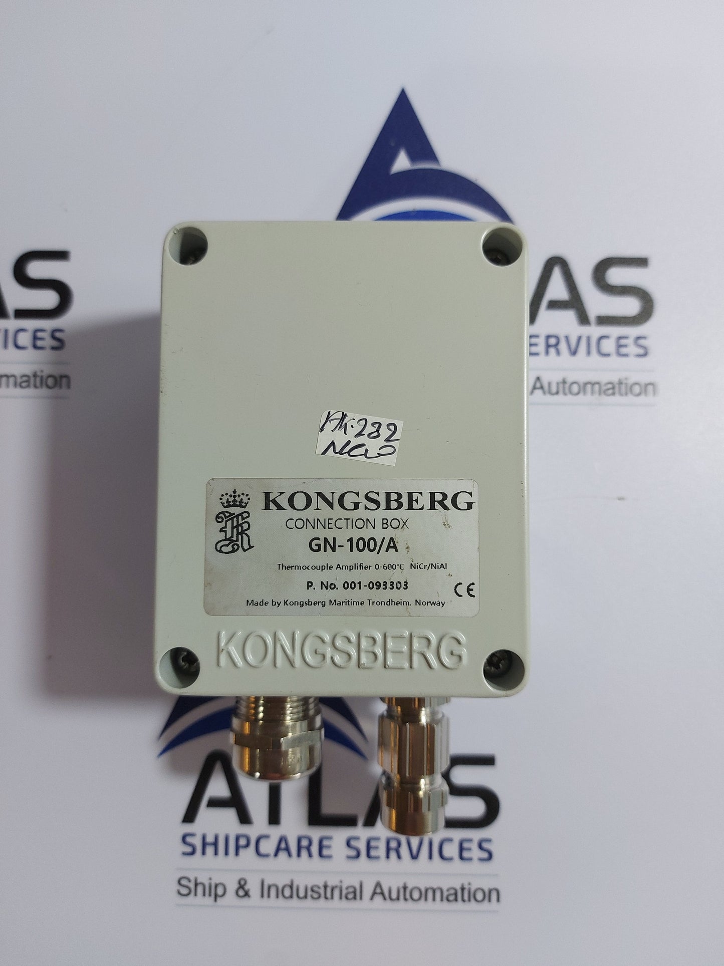 KONGSBERG GN-100/A CONNECTION BOX THERMOCOUPLE AMPLIFIER