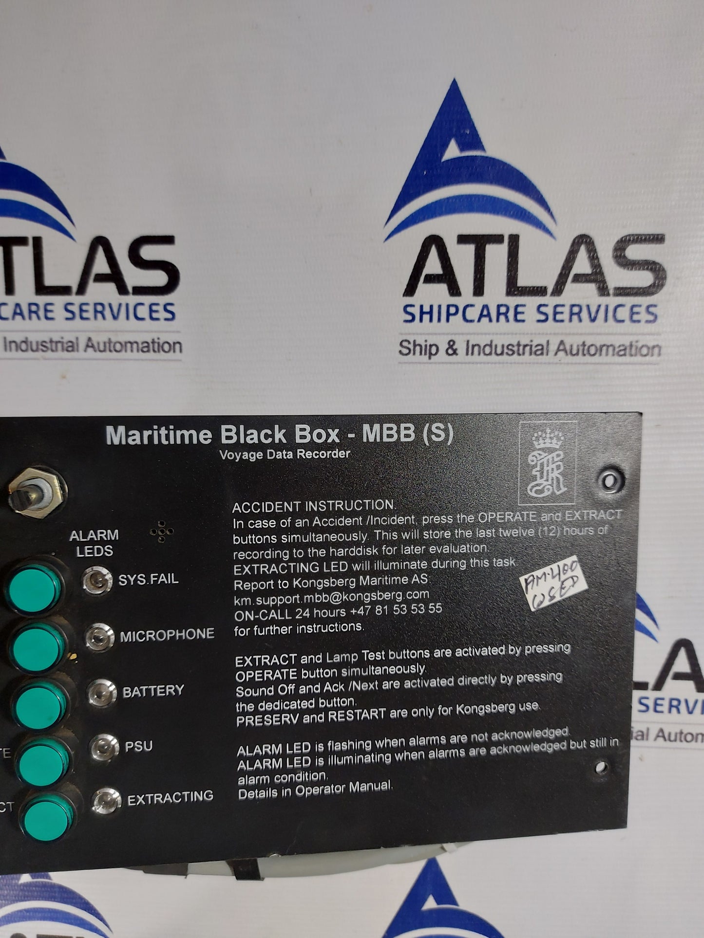 KONGSBERG MARITIME BLACK BOX-MBB(S) VOYAGE DATA RECORDER