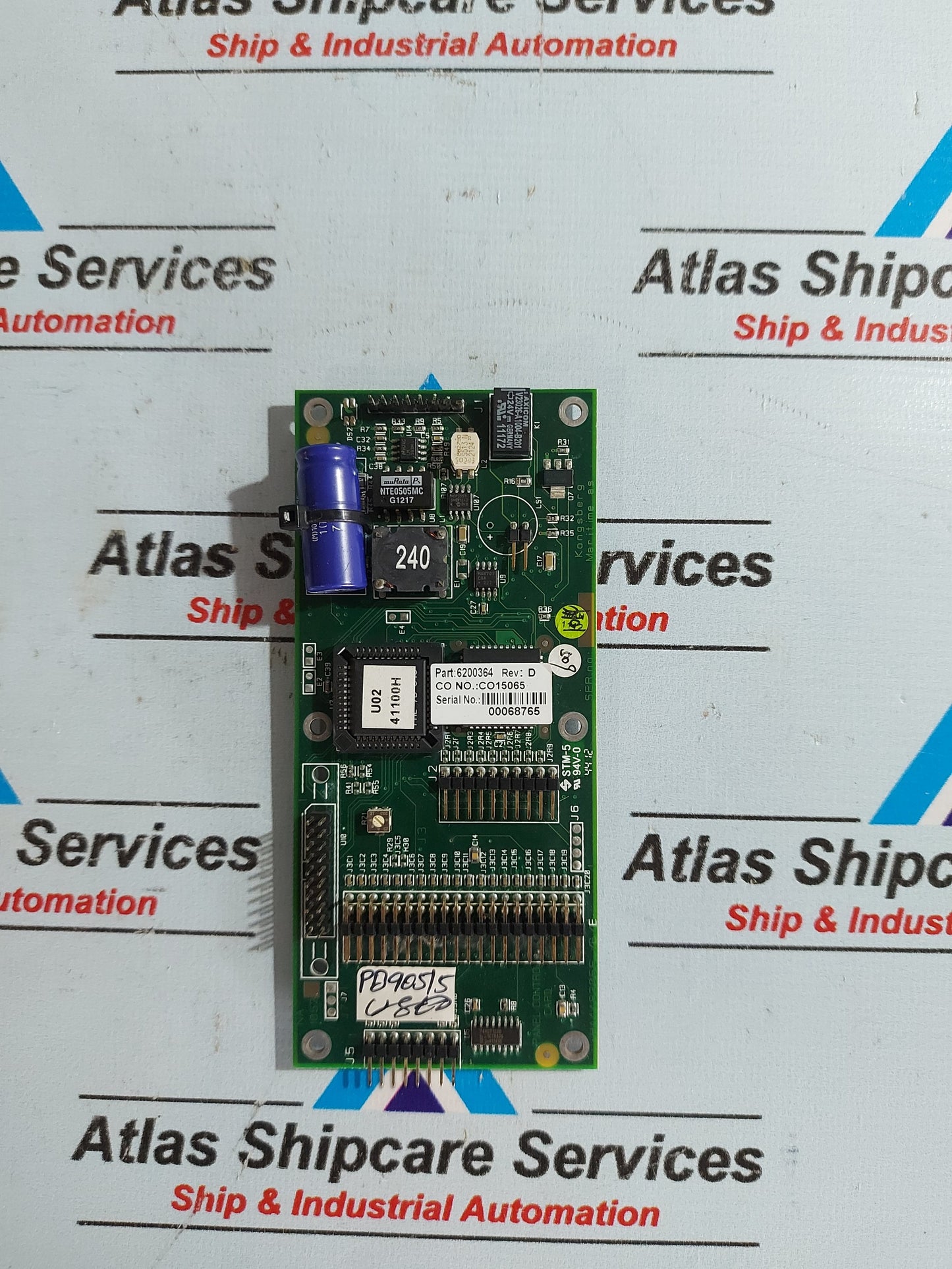 KONGSBERG NA1052 PANEL CONTROL CARD HA448305E/E/E