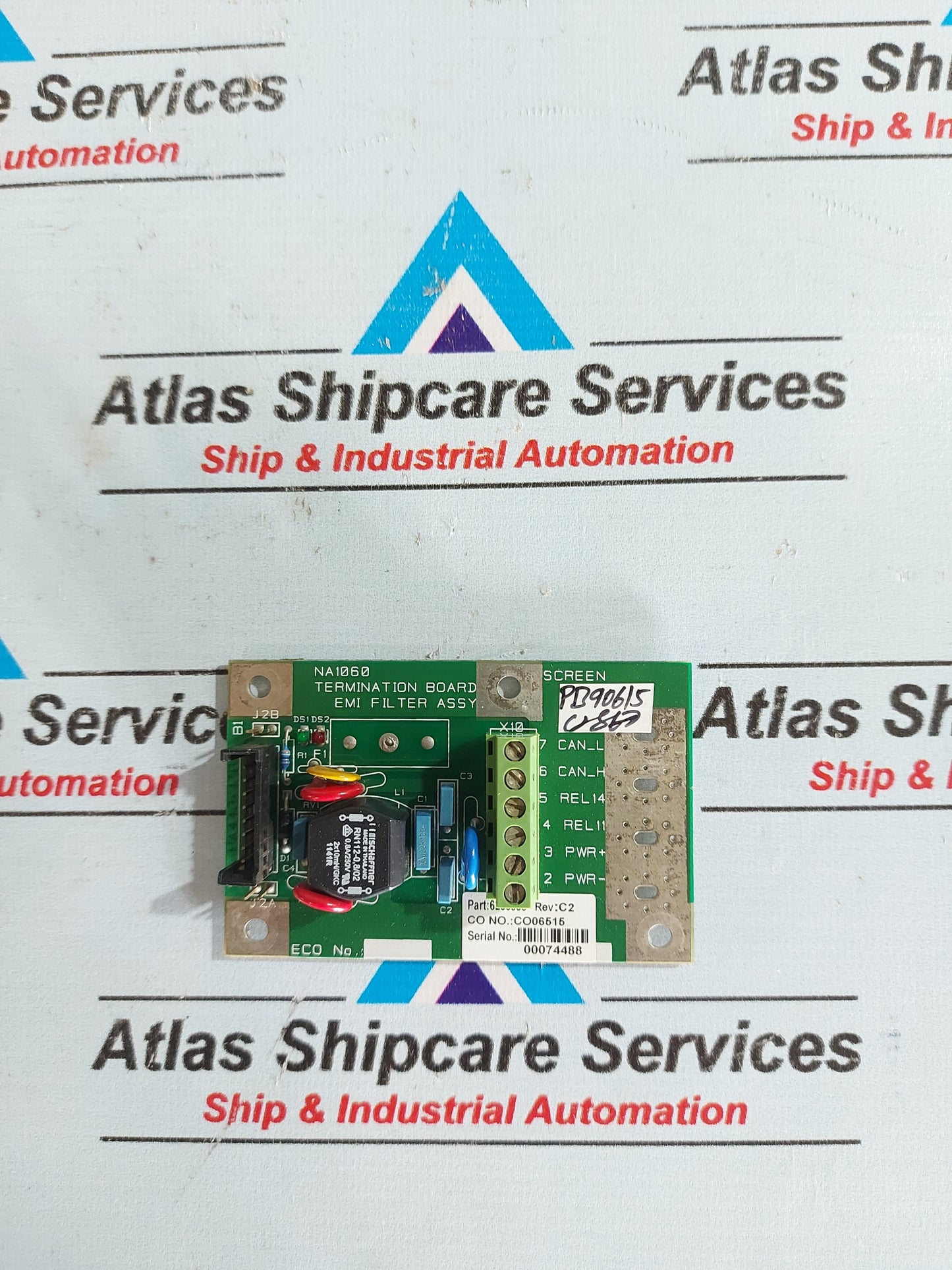 KONGSBERG NA1060 TERMINATION BOARD EMI FILTER HA448417B/B