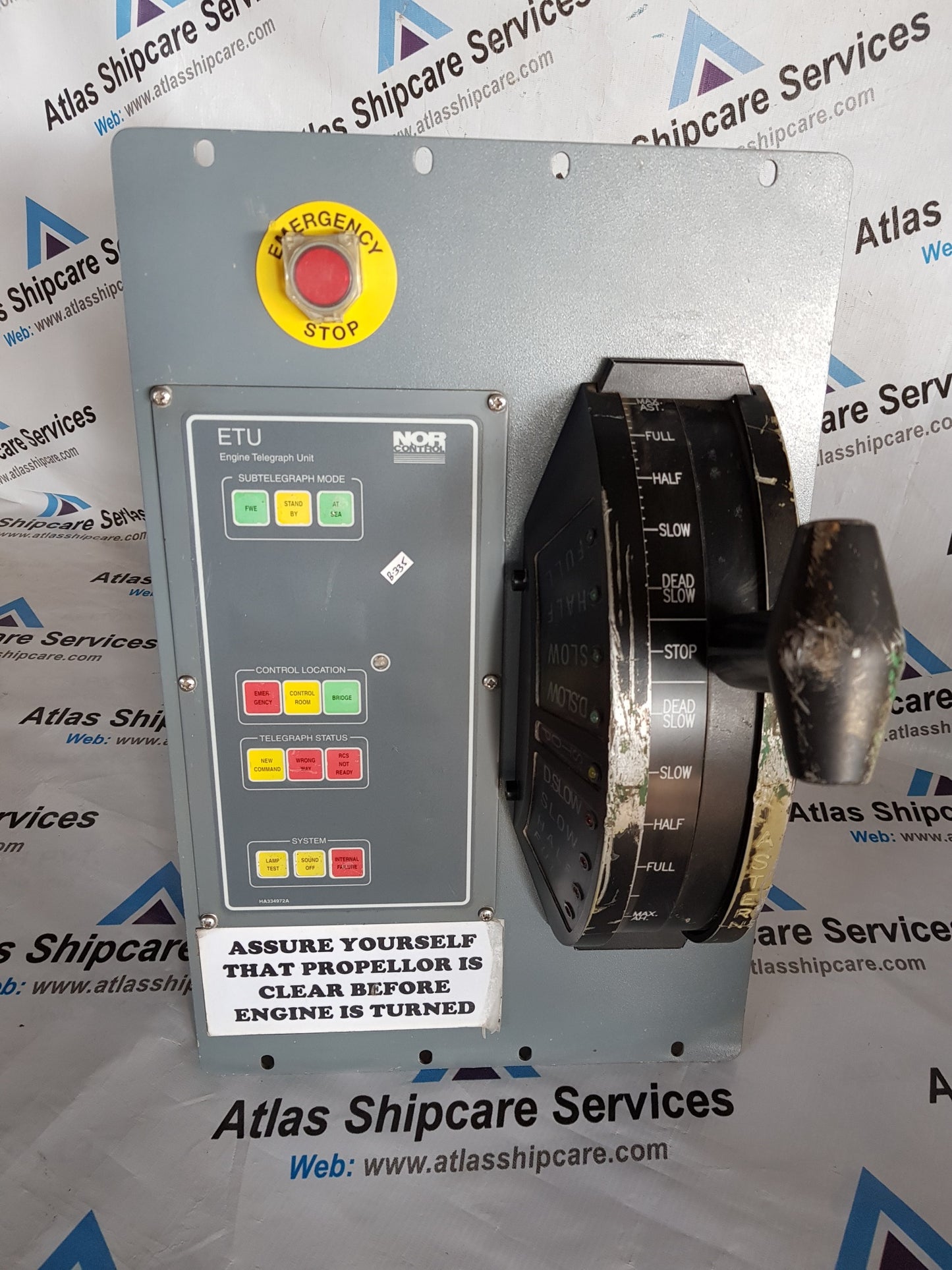KONGSBERG NORCONTROL AUTOMATION ETU003 ENGINE TELEGRAPH UNIT