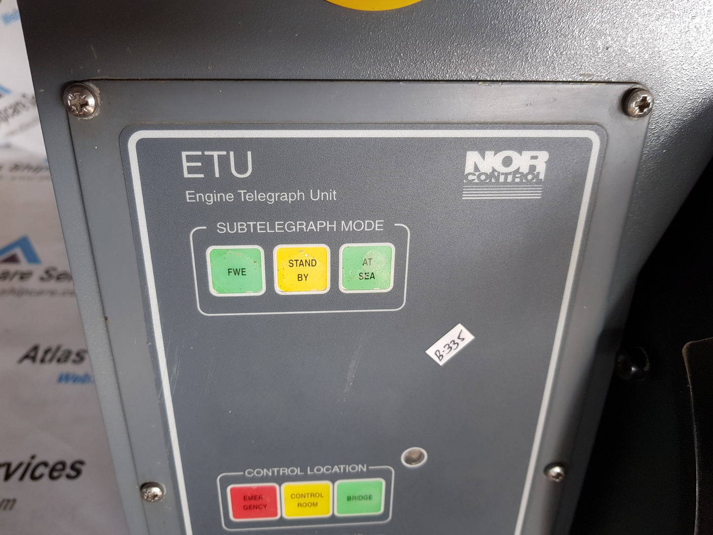 KONGSBERG NORCONTROL AUTOMATION ETU003 ENGINE TELEGRAPH UNIT