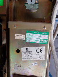 KONGSBERG NORCONTROL AUTOMATION ETU004 ENGINE TELEGRAPH UNIT