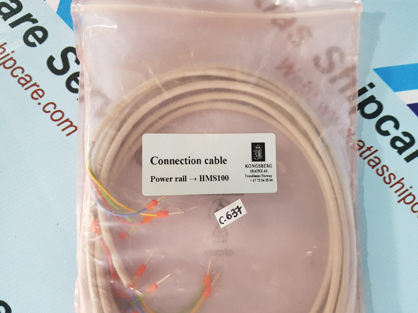 KONGSBERG POWER RAIL HMS100 CONNECTION CABLE