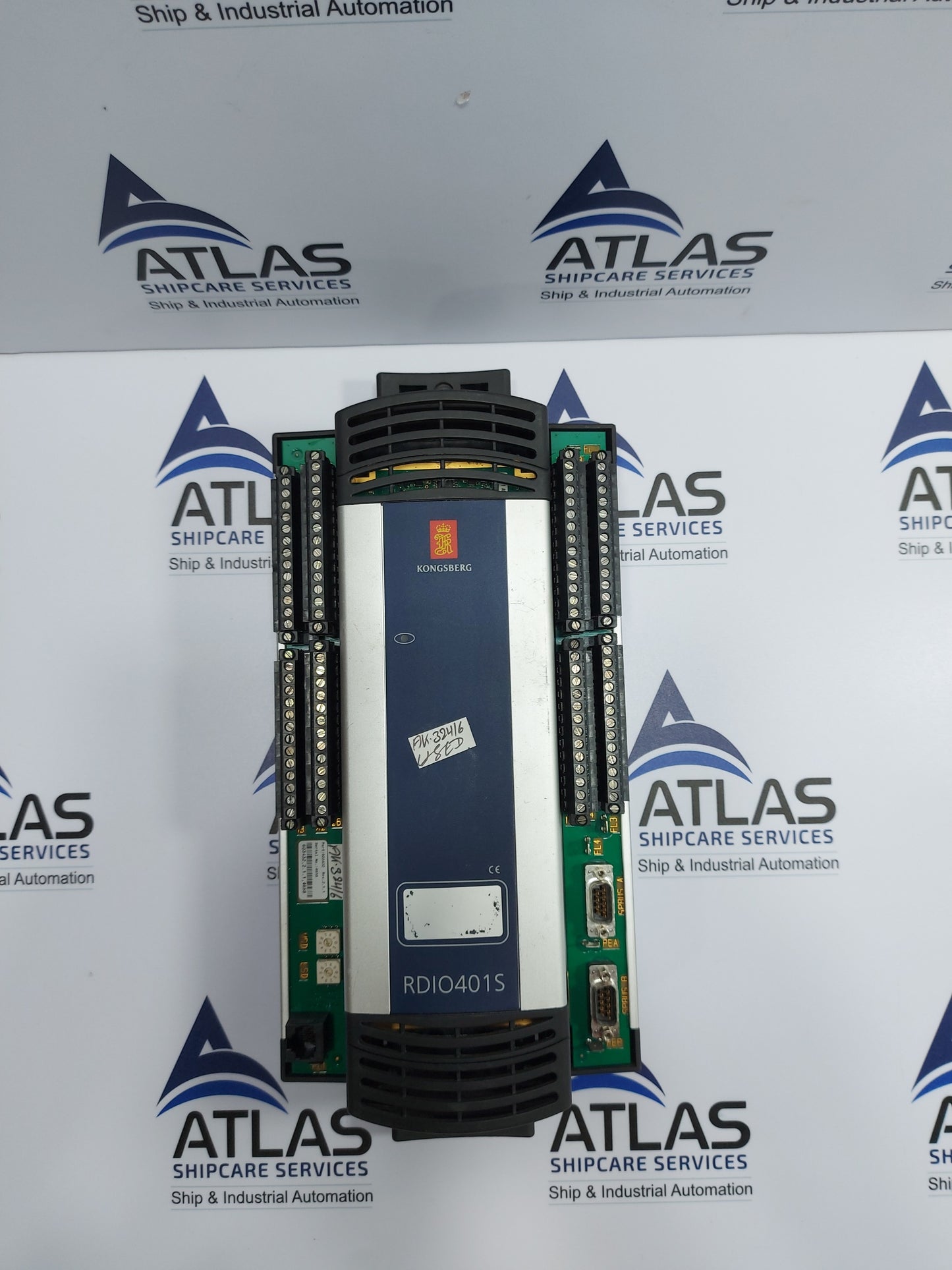 KONGSBERG RDIO401S REMOTE DIGITAL I/O MODULE 603432 REV 2.1.1