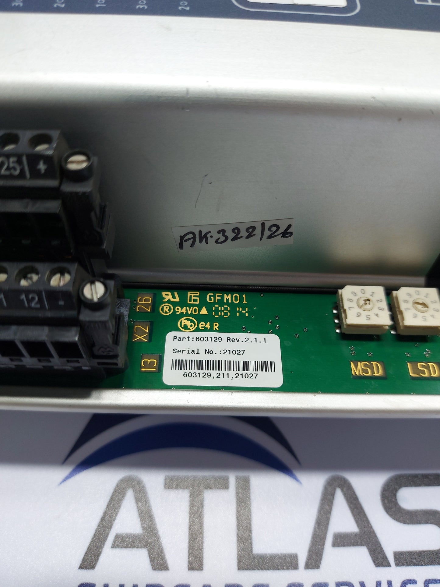 KONGSBERG RMP400 REMOTE CONTROL MULTI-PURPOSE I/O MODULE 603129 REV 2.1.1