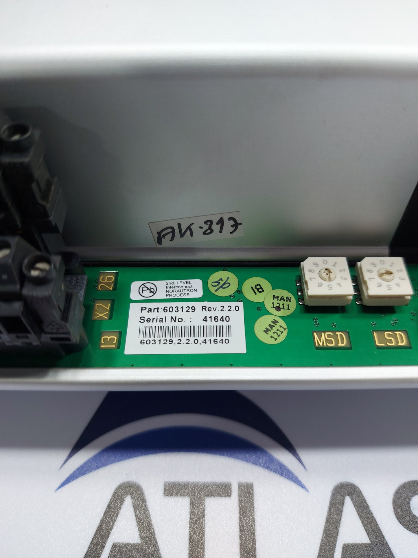 KONGSBERG RMP400 REMOTE CONTROL MULTI-PURPOSE I/O MODULE 603129 REV 2.2.0