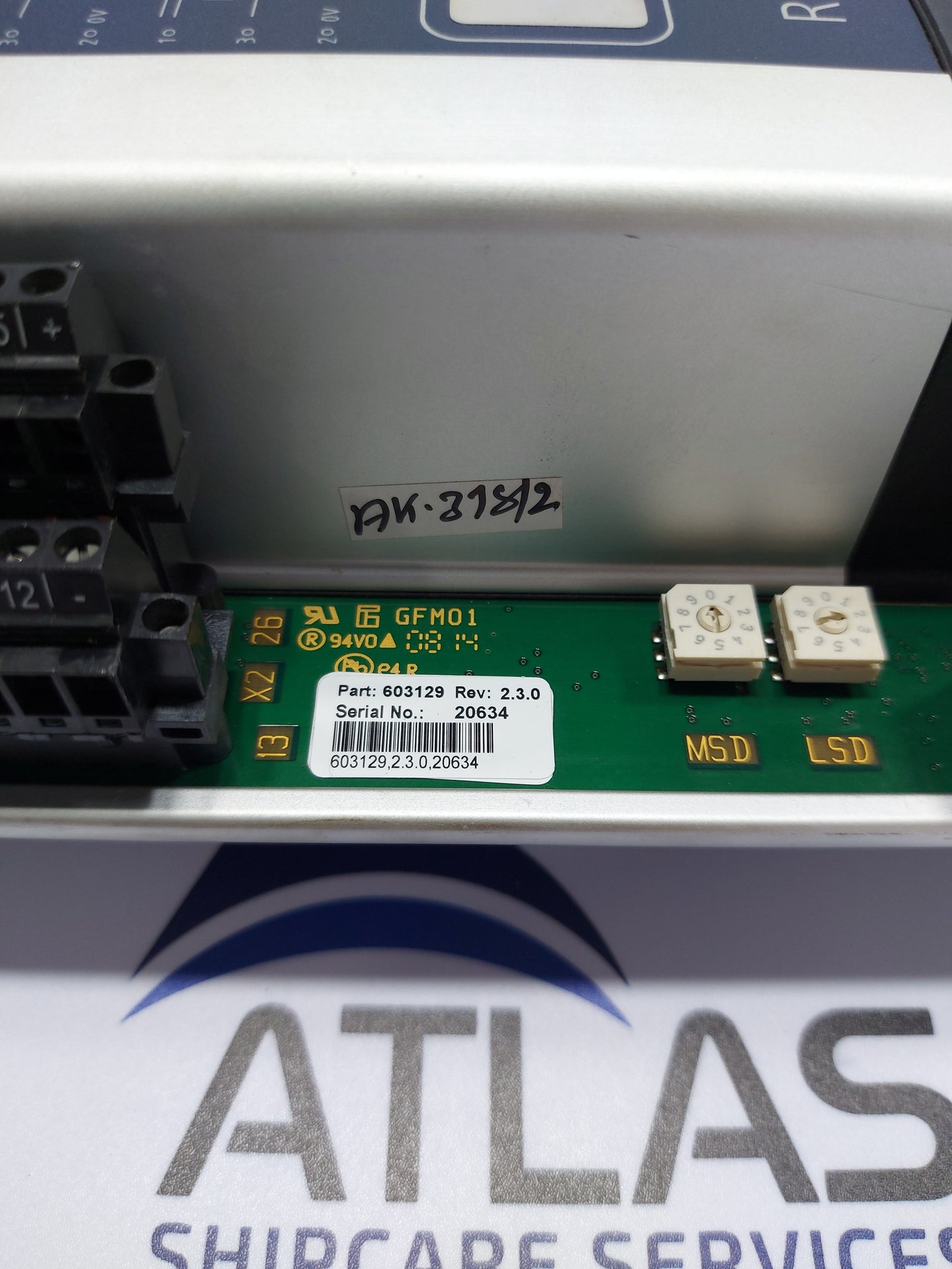 KONGSBERG RMP400 REMOTE CONTROL MULTI-PURPOSE I/O MODULE 603129 REV 2.3.0