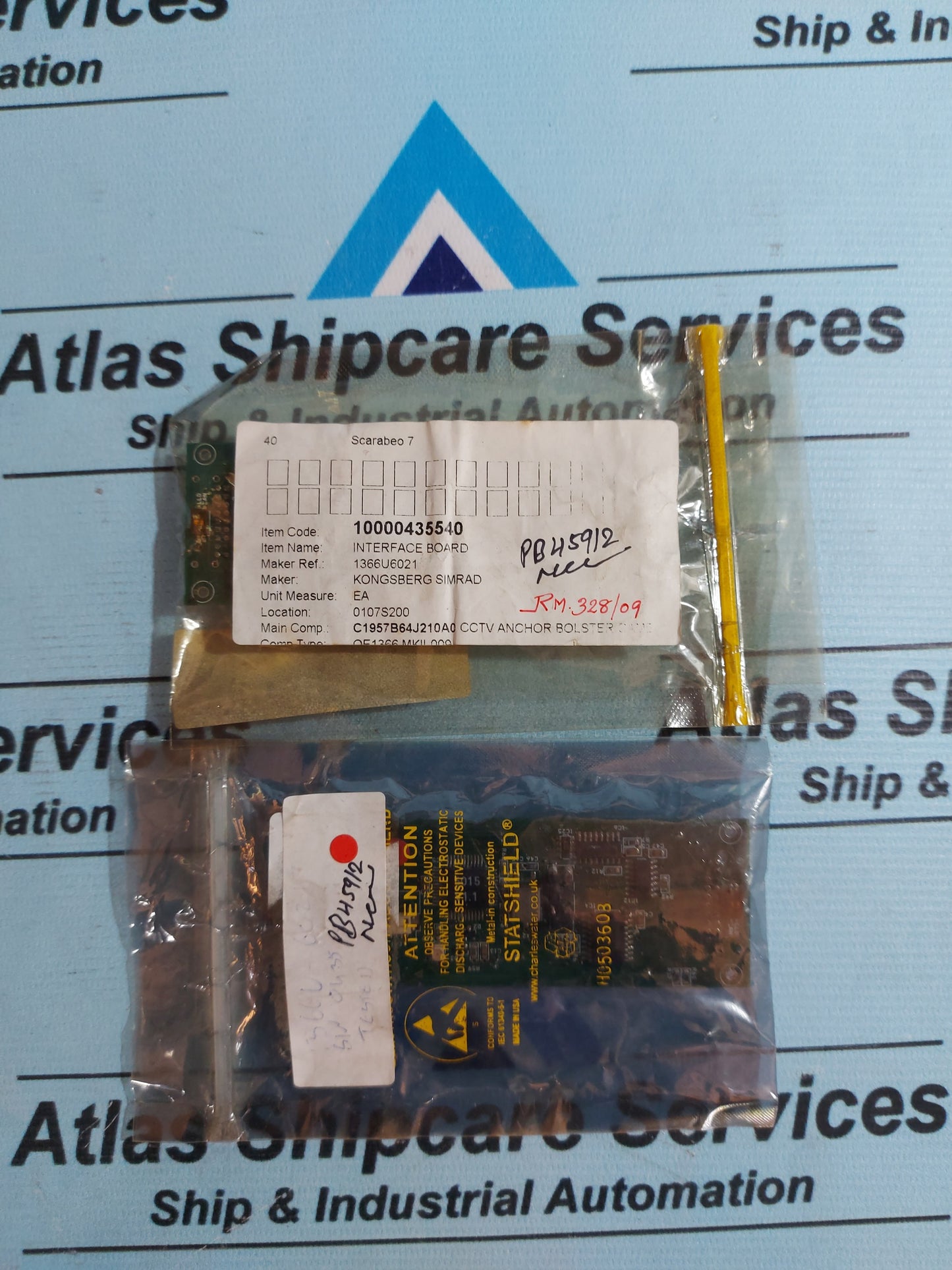 KONGSBERG SIMRAD 1366U6021 INTERFACE BOARD