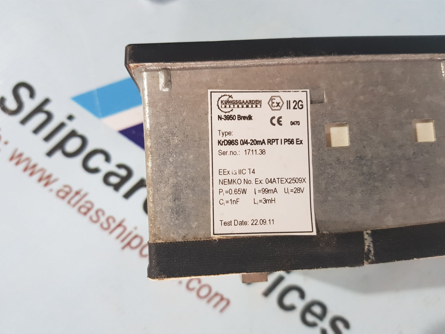 KONGSGAARDEN KRD96S 0/4-20MA RPT IP56 EX RPM METER