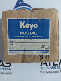 KOYO E-01T-4157 RELAY OUTPUT PROGRAMMABLE CONTROLLER
