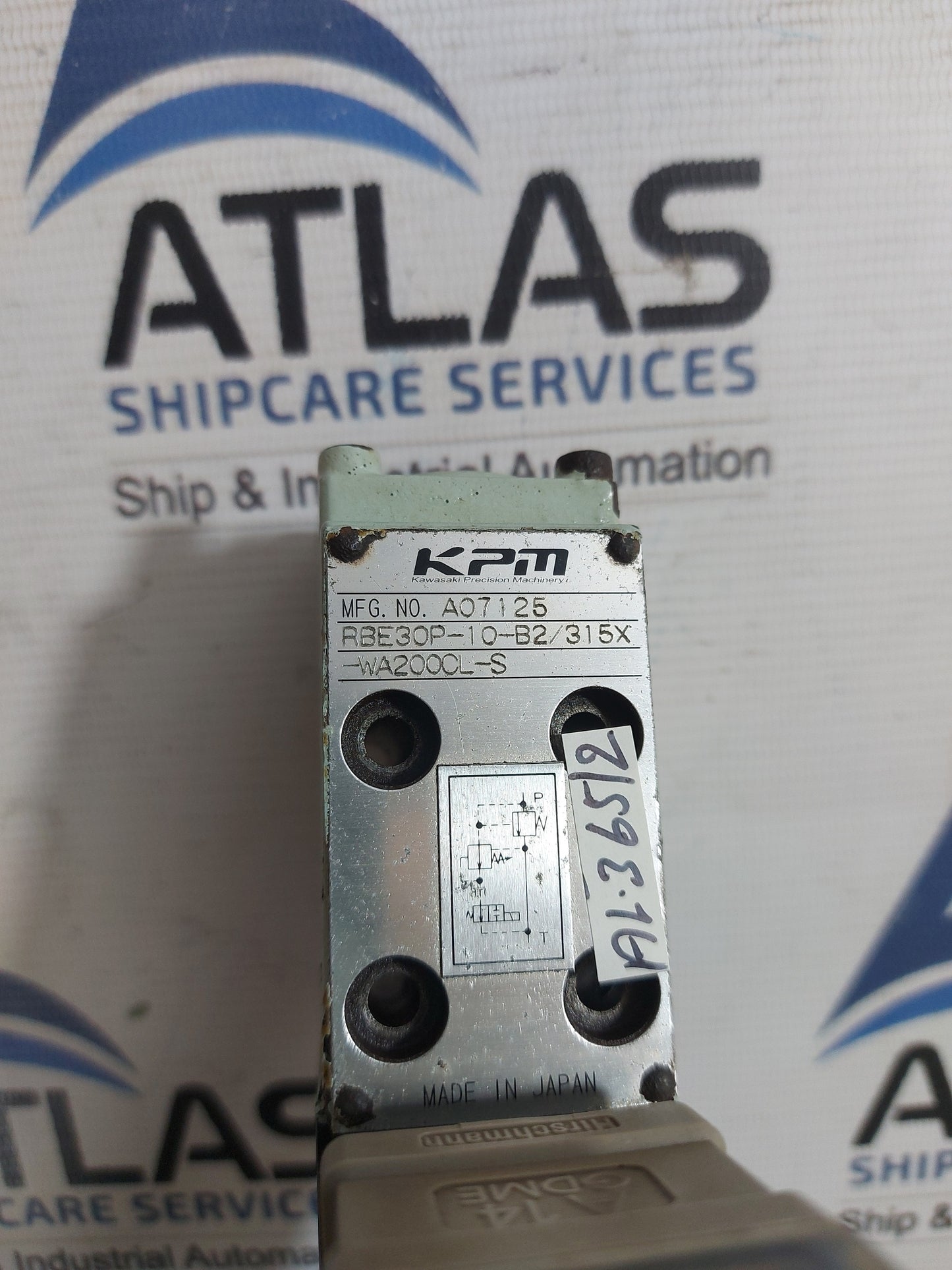 KPM RBE30P-10-B2/315X-WA200CL-S SOLENOID RELIEF VALVE