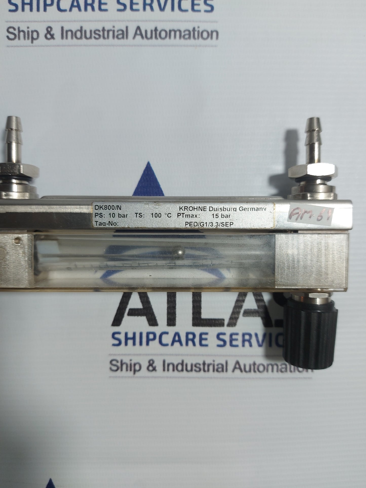 KROHNE DK800/N FLOWMETER 10 bar