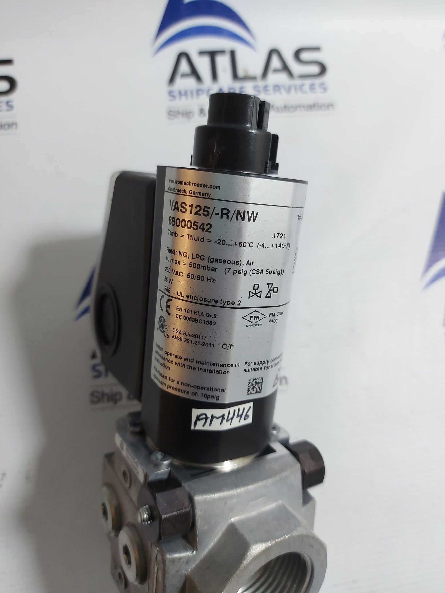KROMSCHROEDER VAS125/-R/NW 88000542 GAS SOLENOID VALVE