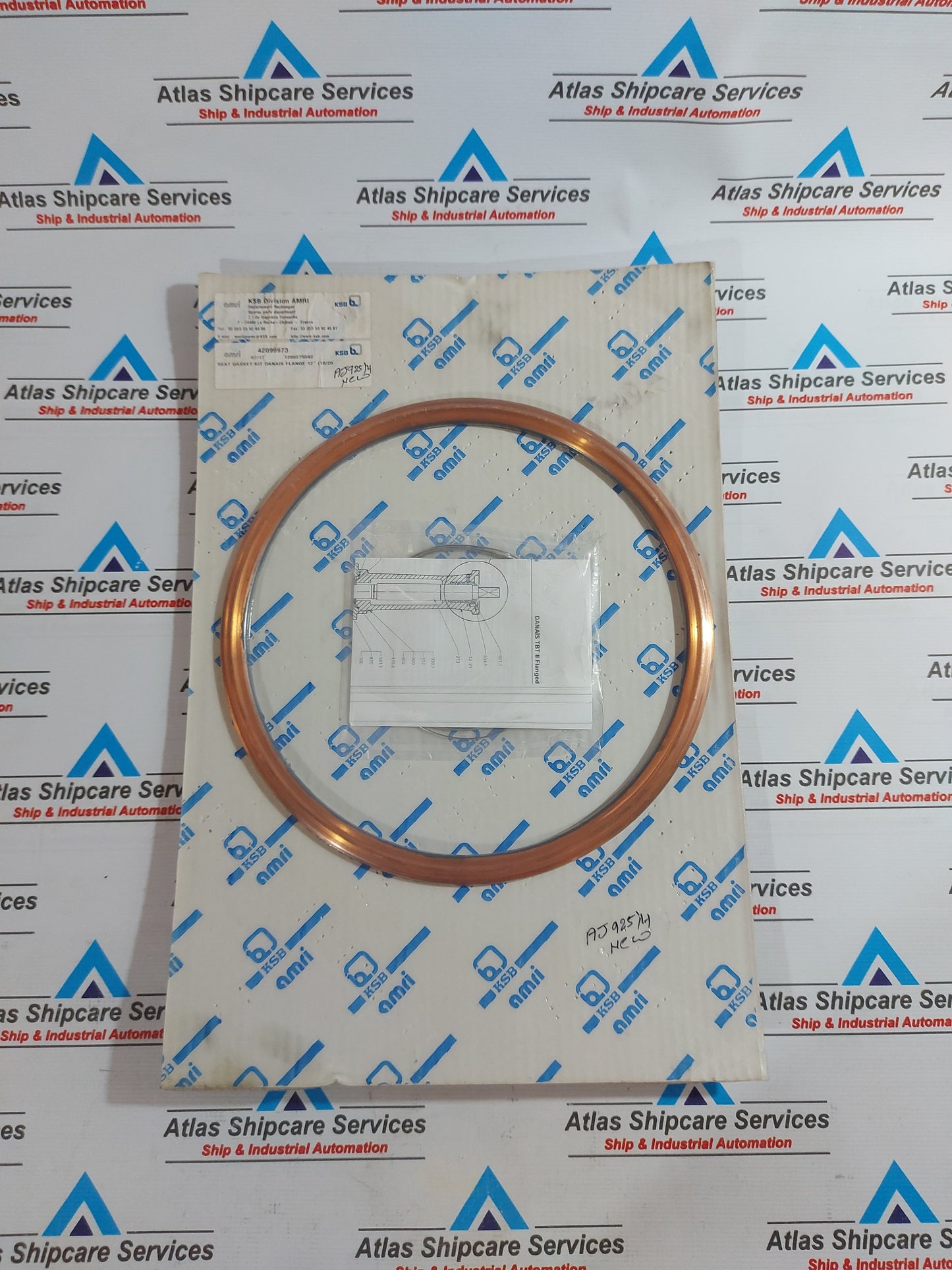 KSB AMRI 42099973 SEAT GASKET KIT DANAIS FLANGE 12" (10/20)