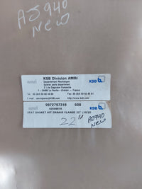 KSB AMRI 42099978 SEAT GASKET KIT DANAIS FLANGE 22" (10/20b)