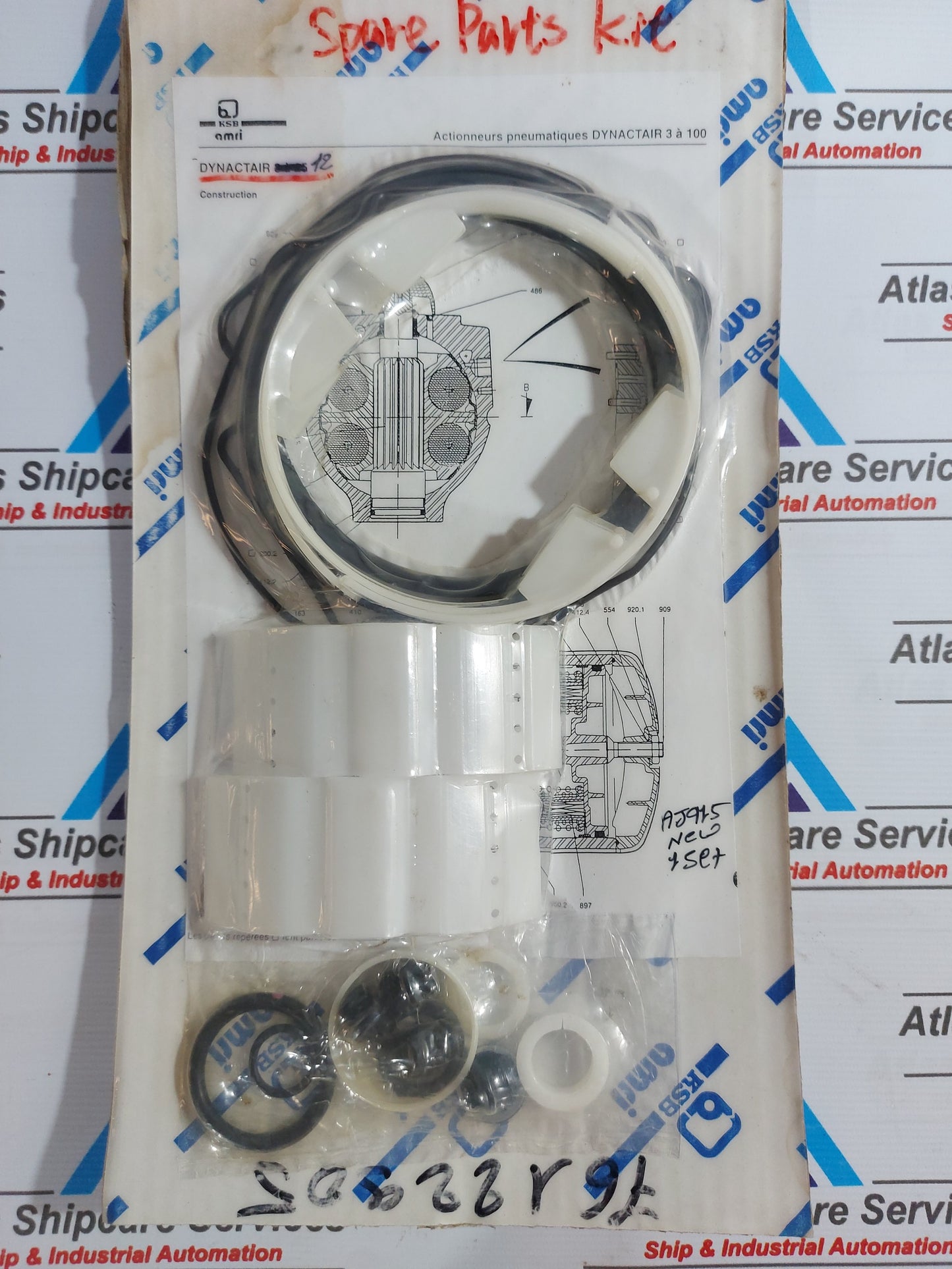 KSB AMRI DYNACTAIR 3 a 100 ACTUATOR O-RING KIT
