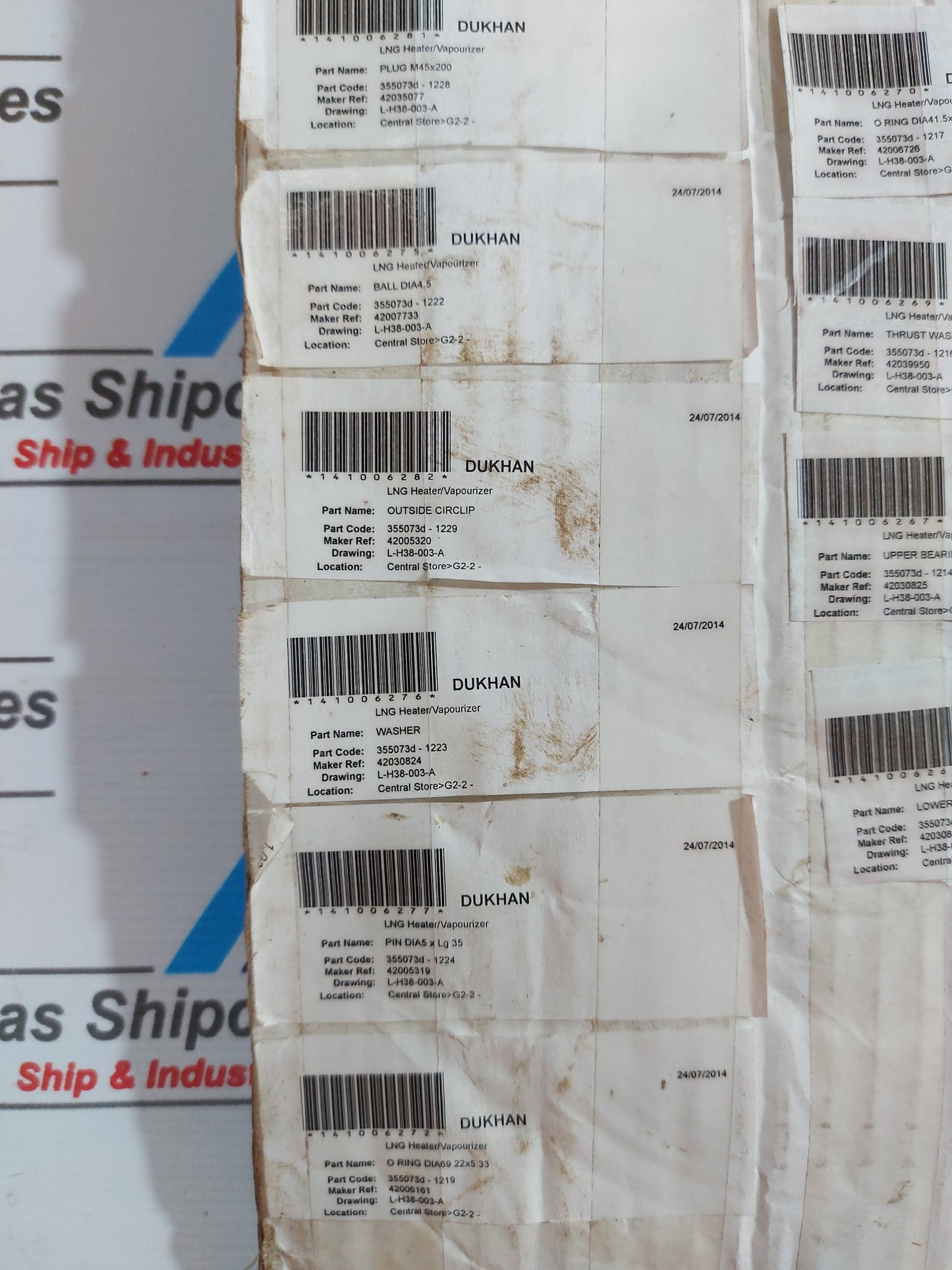 KSB AMRI DYNACTAIR 3 a 100 ACTUATOR RING KIT