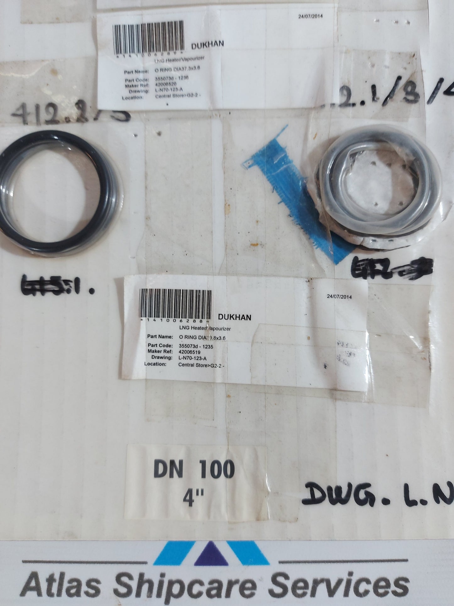 KSB AMRI LNG HEATER SEAL RING AND O-RING KIT