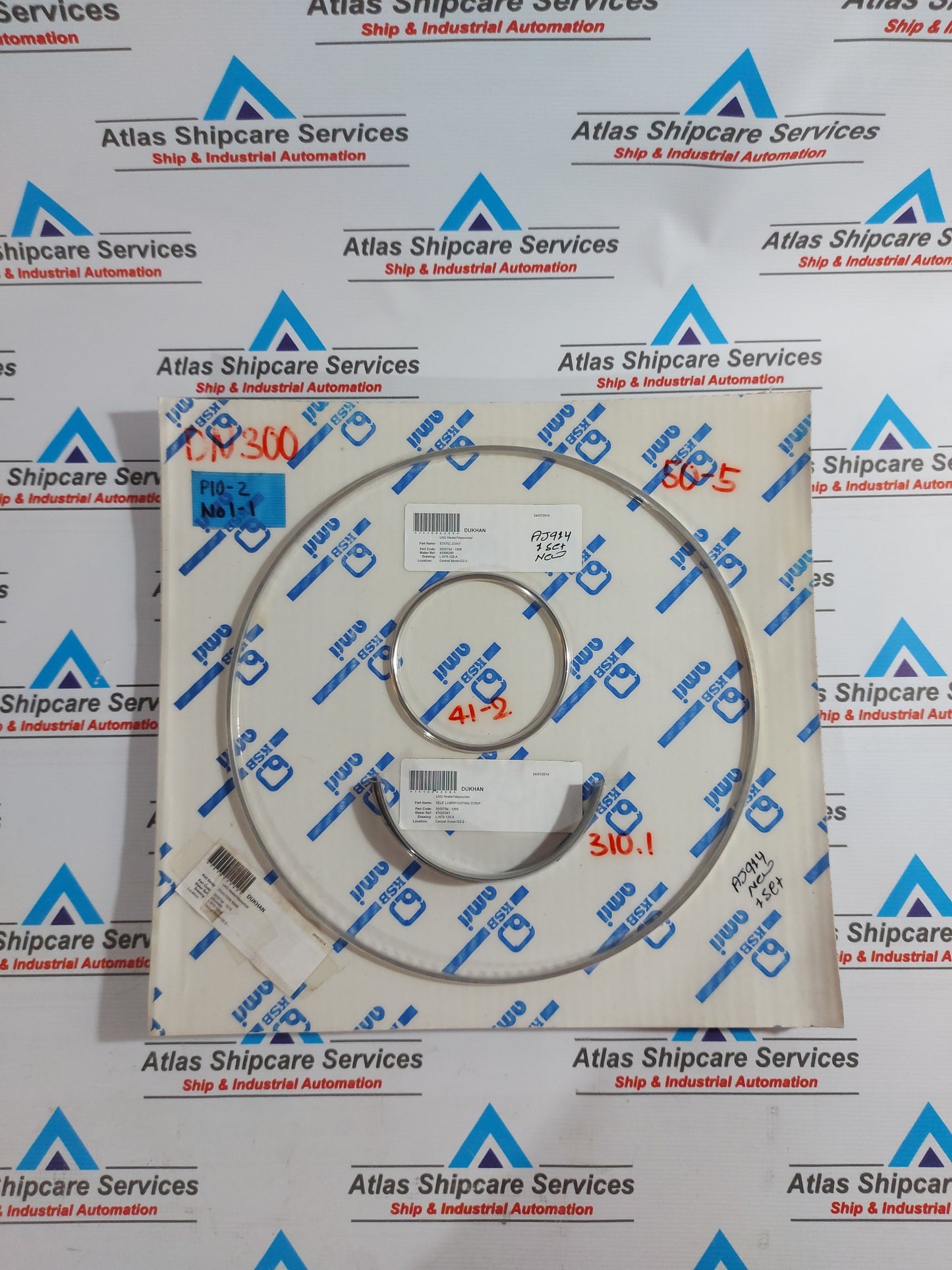 KSB AMRI LNG HEATER/VAPOURIZER SELF LUBRIFICATING STRIP KIT