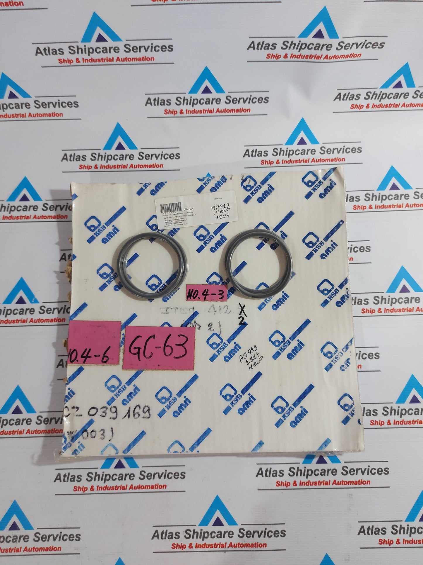 KSB AMRI O-RING NT47502-CLS-69.22x5.33