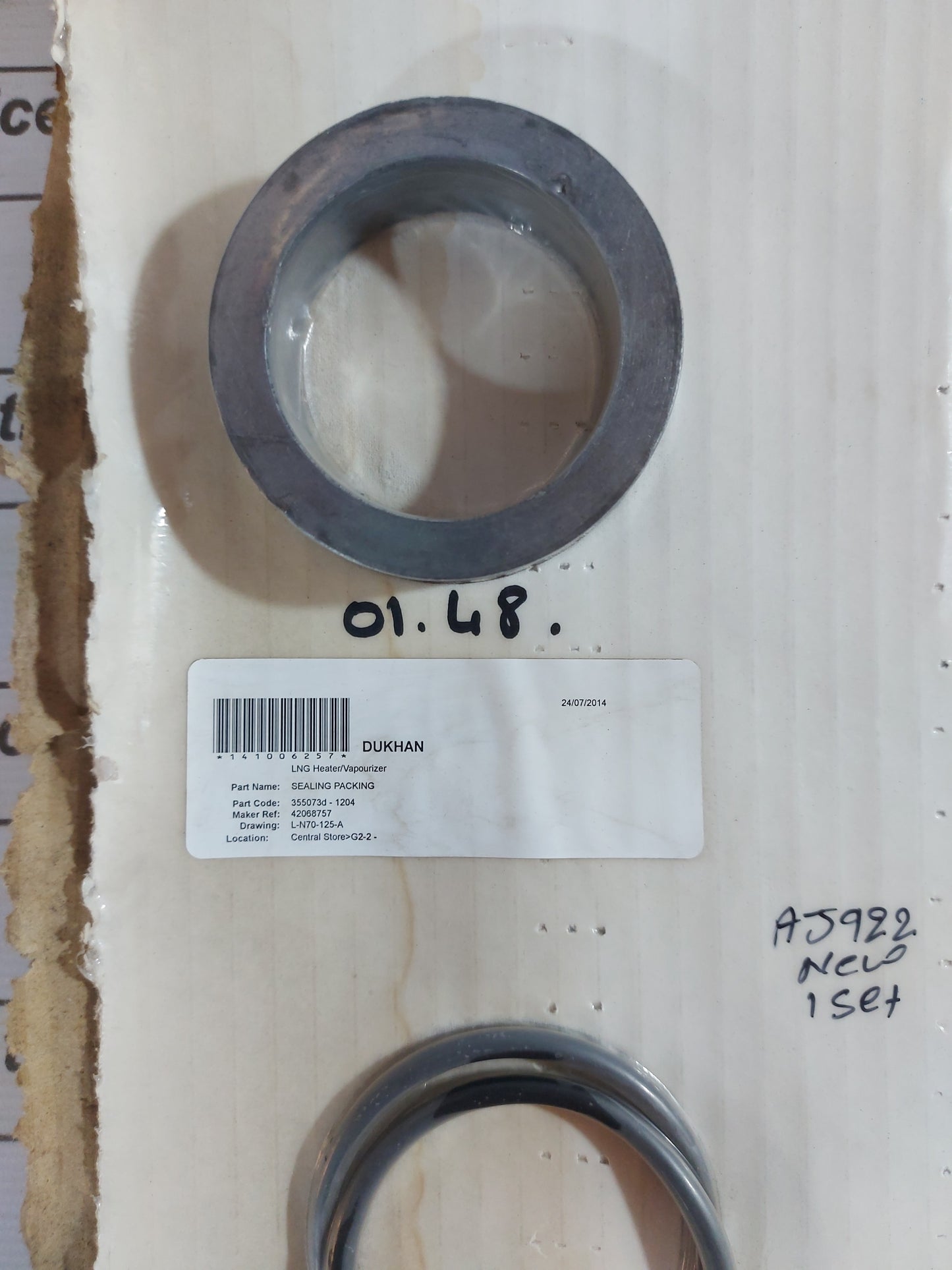 KSB AMRI SEALING PACKING 355073d-1204