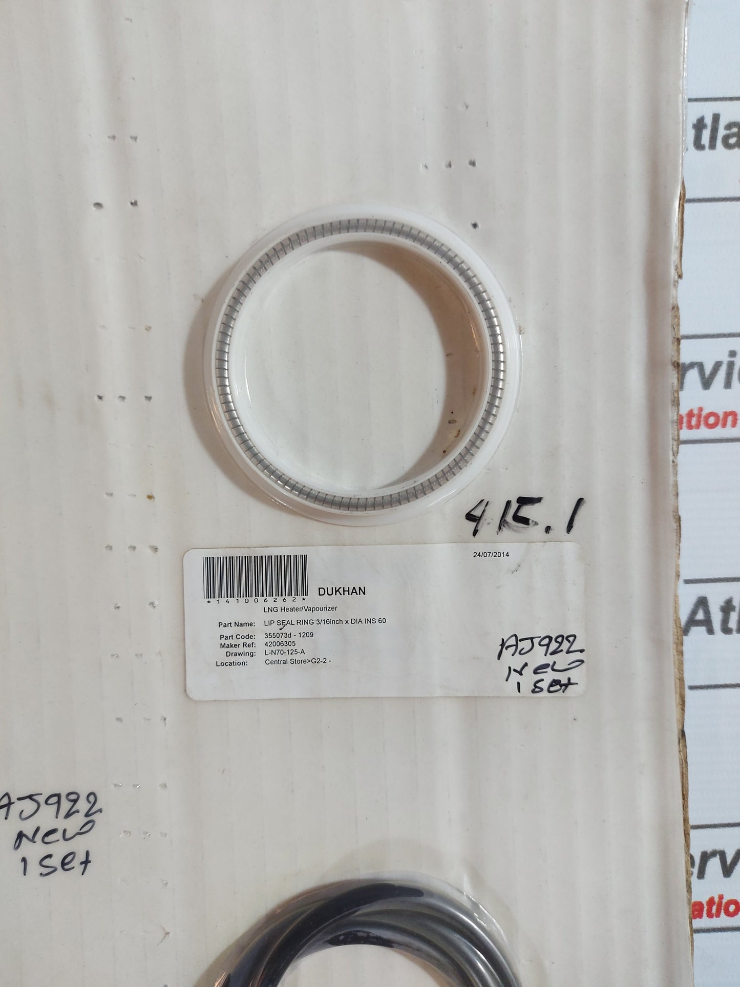 KSB AMRI SEALING PACKING 355073d-1204