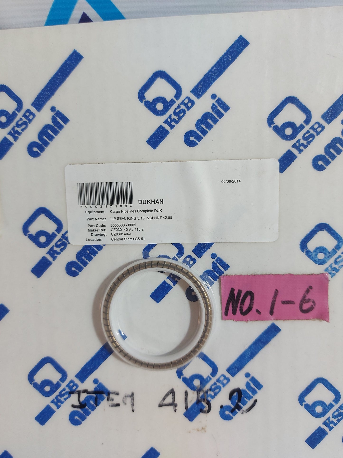KSB AMRI SEALING PACKING 3555300-0001