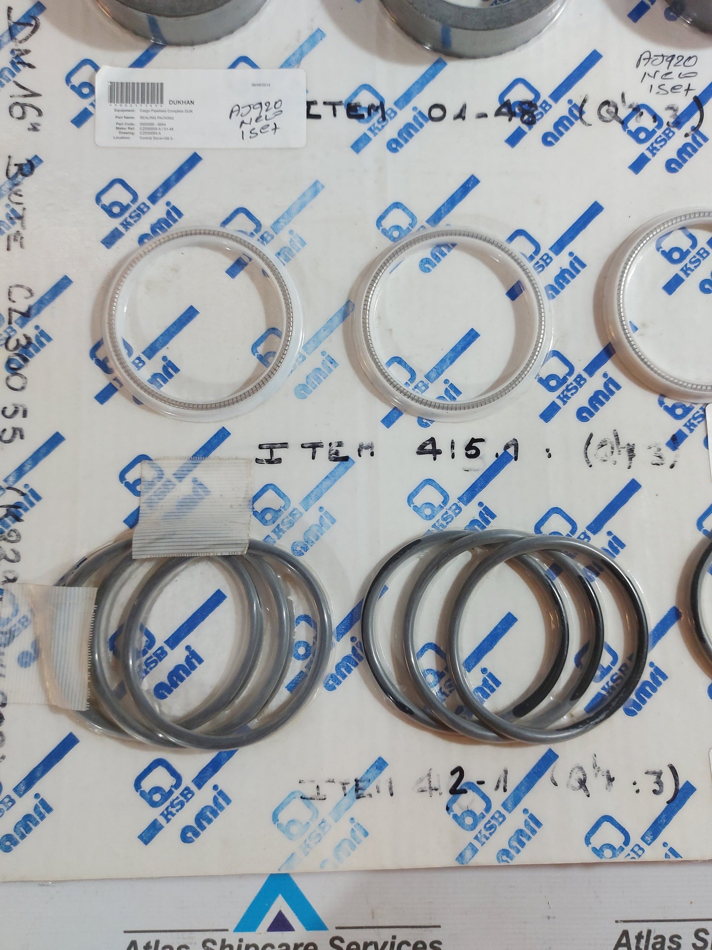 KSB AMRI SEALING PACKING 3555300-0044