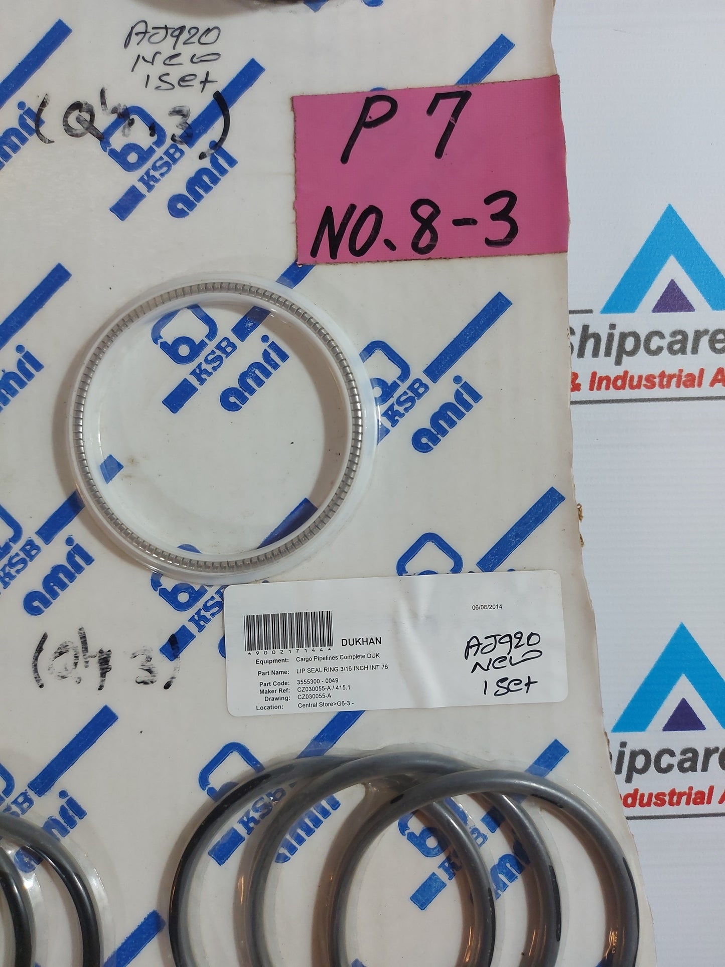 KSB AMRI SEALING PACKING 3555300-0044