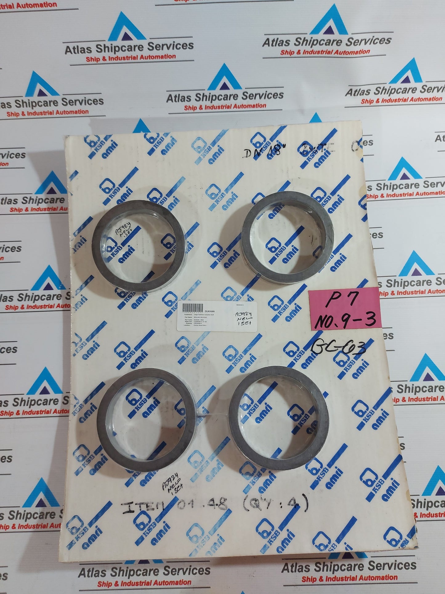 KSB AMRI SEALING PACKING 3555300-0050