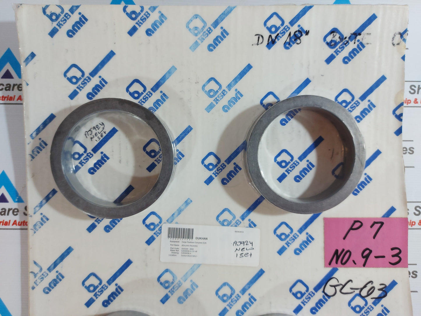 KSB AMRI SEALING PACKING 3555300-0050