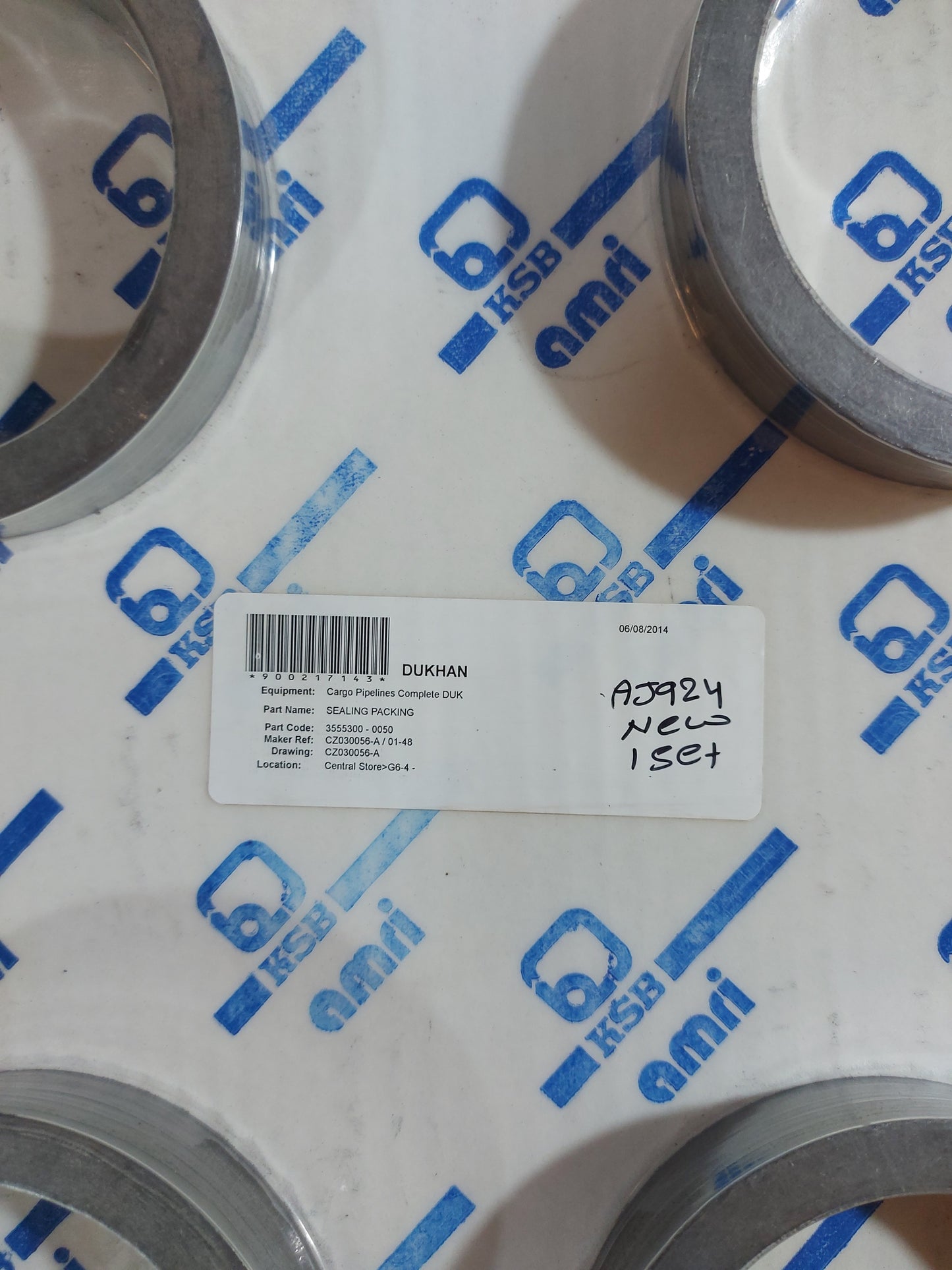 KSB AMRI SEALING PACKING 3555300-0050
