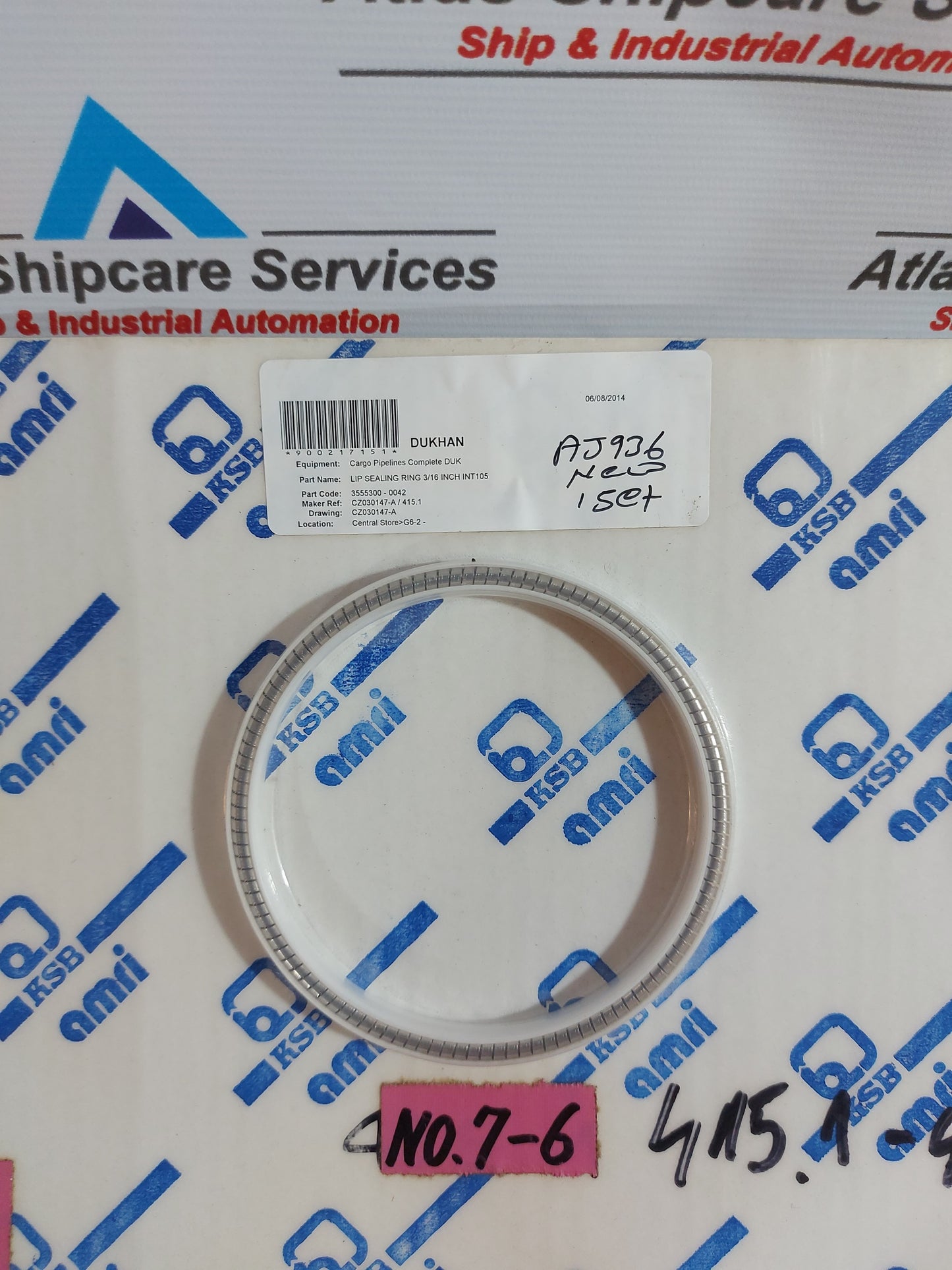 KSB AMRI SEALING PCKING 3555300-0038