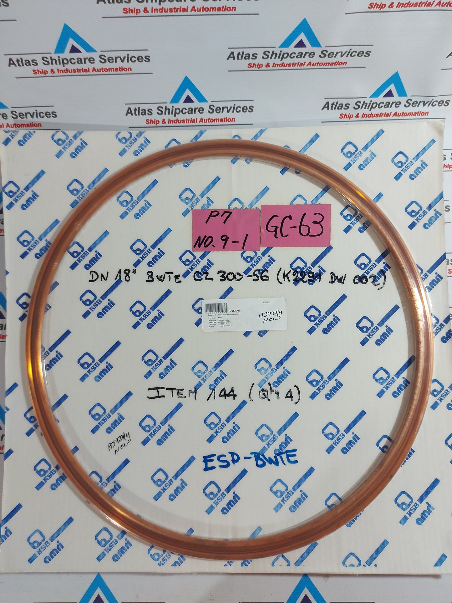 KSB AMRI SEAT 3555300-0051