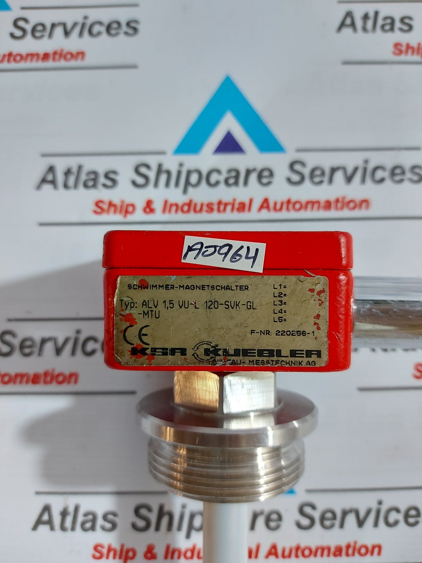 KSR KUEBLER ALV 1,5 VU-L120-SVK-GL FLOAT MAGNETIC SWITCH 220V/50Hz 20 BAR