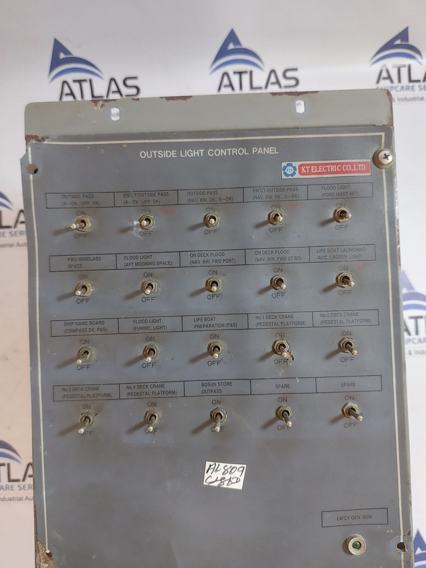 KT ELECTRIC KT-OLCP OUTSIDE LIGHT CONTROL PANEL