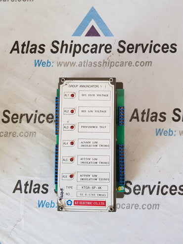 KT ELECTRIC  KTGA-6P-4K GROUP ANNUNCIATOR