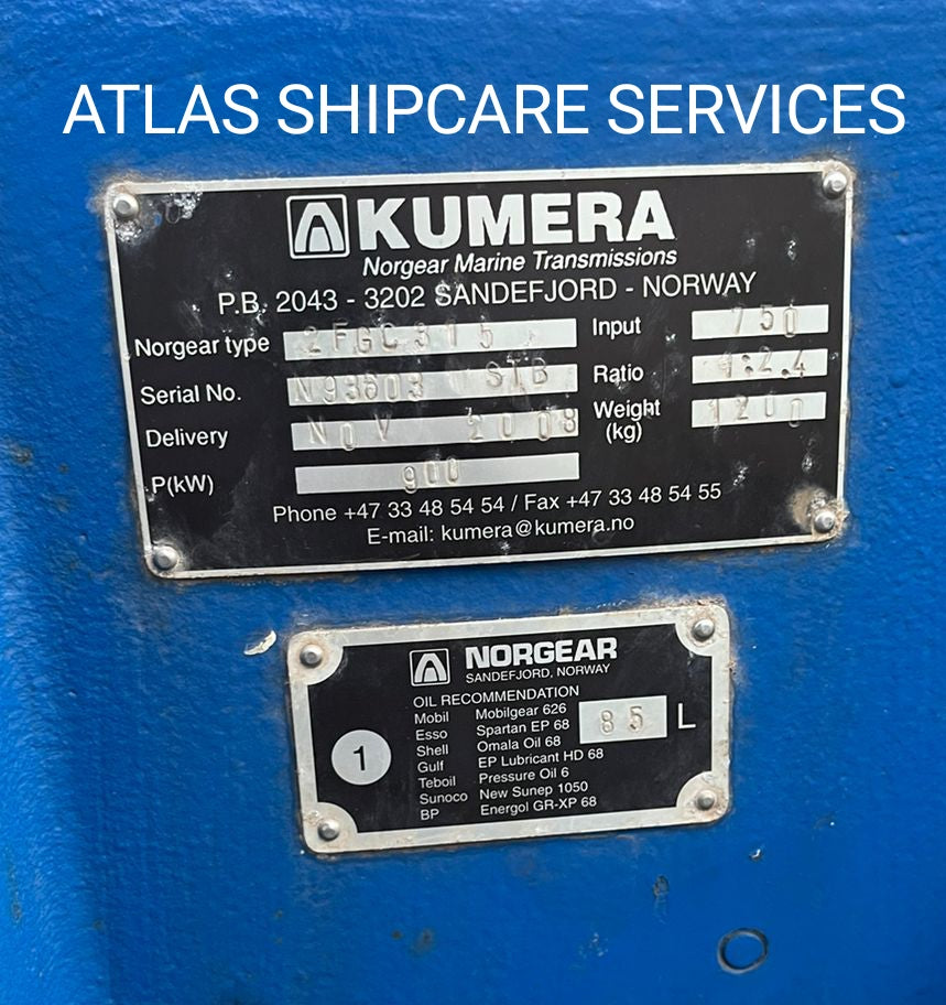 KUMERA 2FGC315 NORGEAR MARINE TRANSMISSION