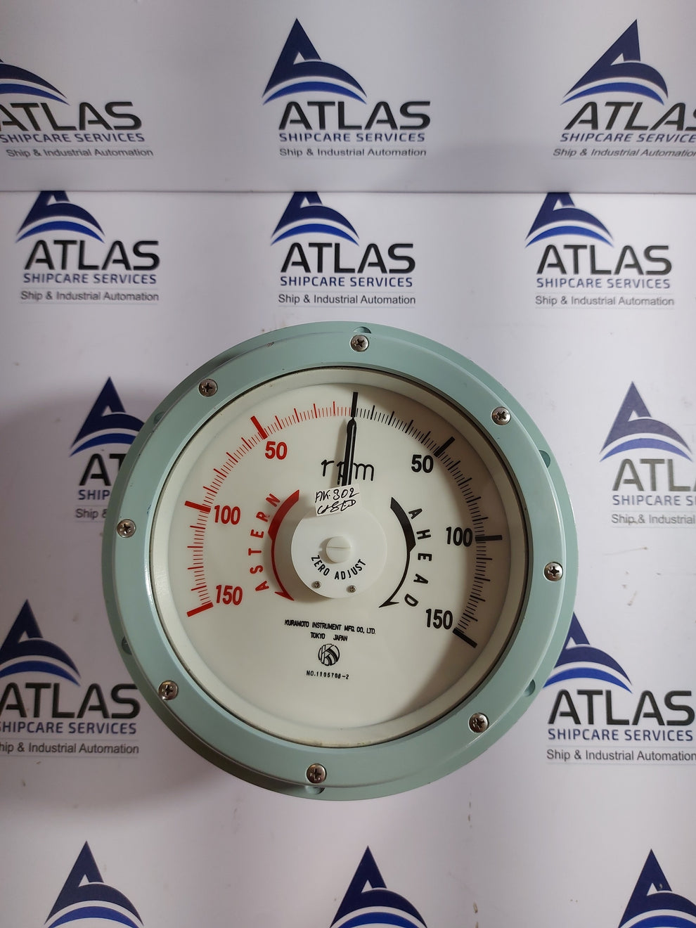 KURAMOTO INSTRUMENT RPM METER 0~150 Rpm – Atlas Shipcare Services