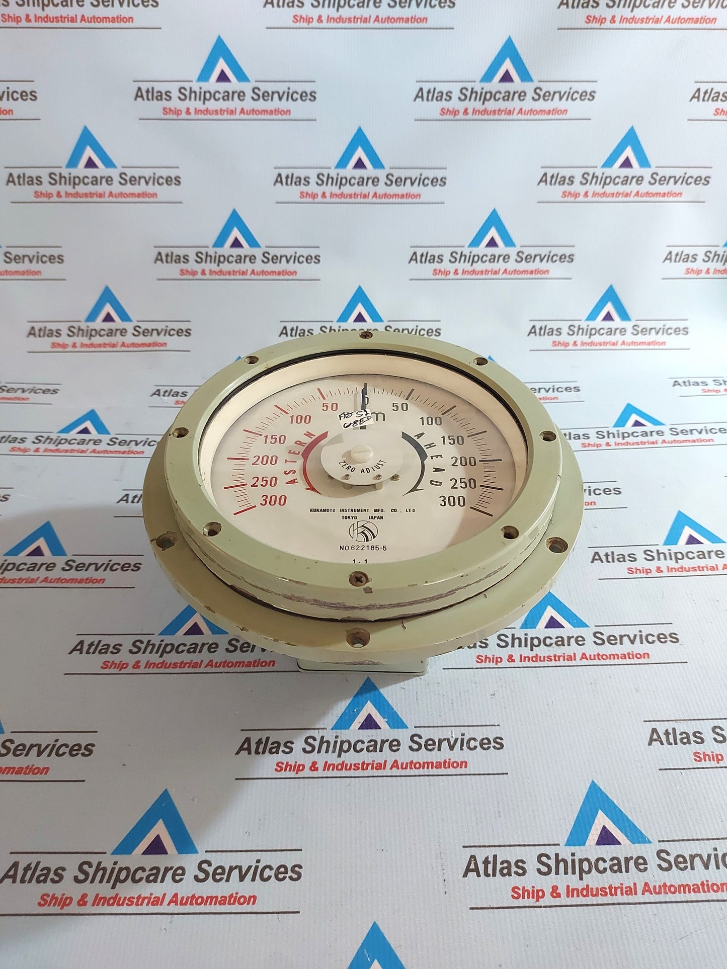 KURAMOTO INSTRUMENT RPM METER 0~300 Rpm