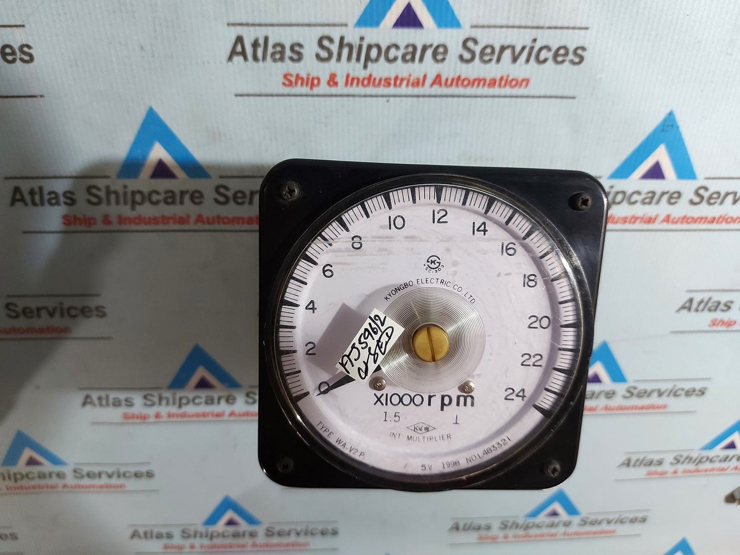 KYONGBO ELECTRIC WA-V2 P X1000 RPM METER