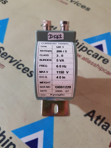 KYONGBO UR-1 CURRENT TRANSFORMER 200/5