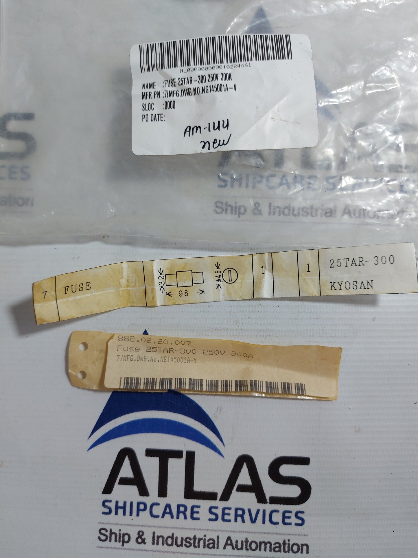 KYOSAN 25TAR300 CLEARUP FUSE SEMICONDUCTOR PROTECTION
